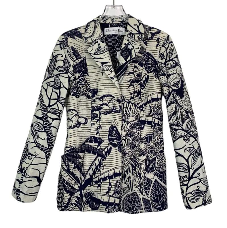 Dior Dior Colorful Cotton Women's Jacket 0089 Size XS / US 0-2 / IT 36-38 - 1 Thumbnail