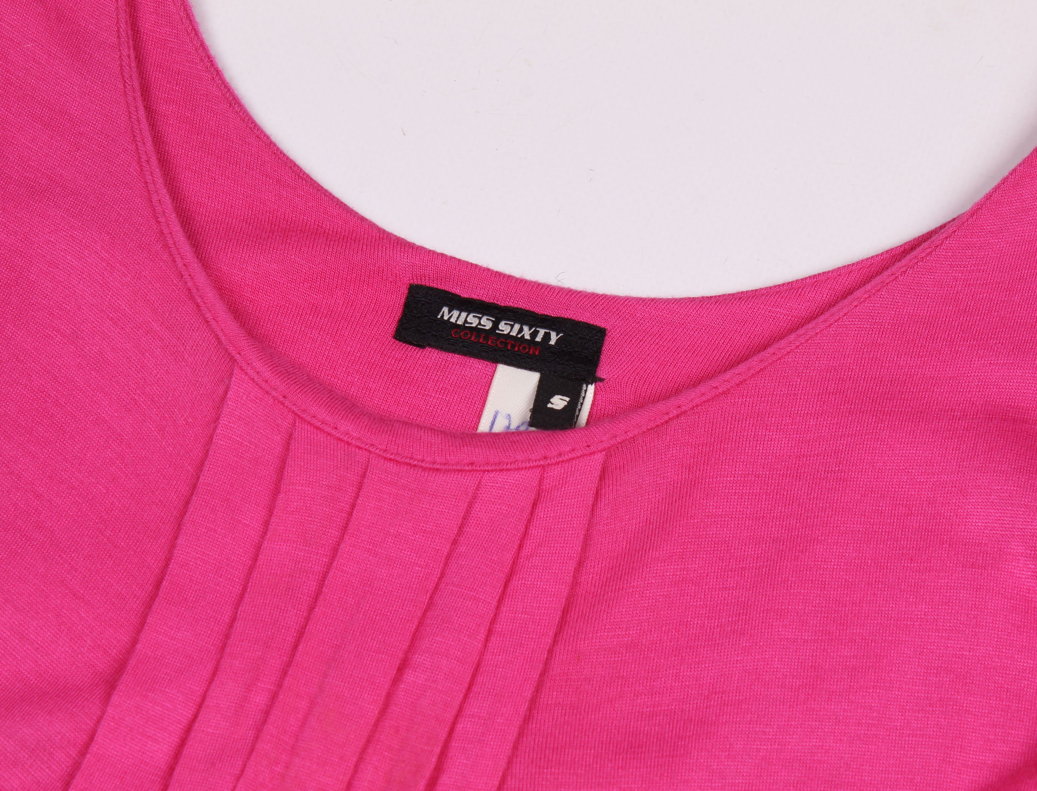 Miss Sixty × Vintage Vintage Miss Sixty Y2K Pink Bubble Tunic Top Size S / US 4 / IT 40 - 6 Thumbnail