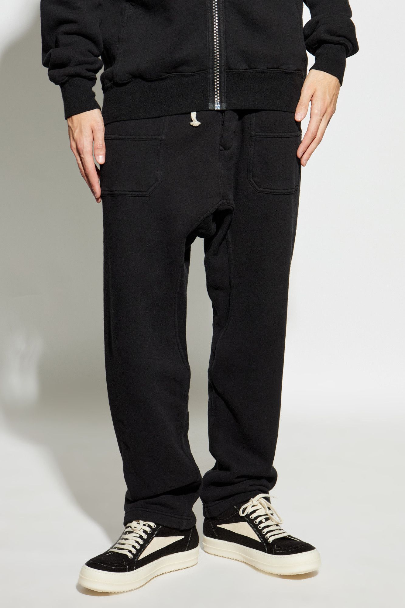 Rick Owens Rick Owens 14FW DRKSHDW Classic Cargo Drawstring SweatPants Size US 29 - 8 Thumbnail