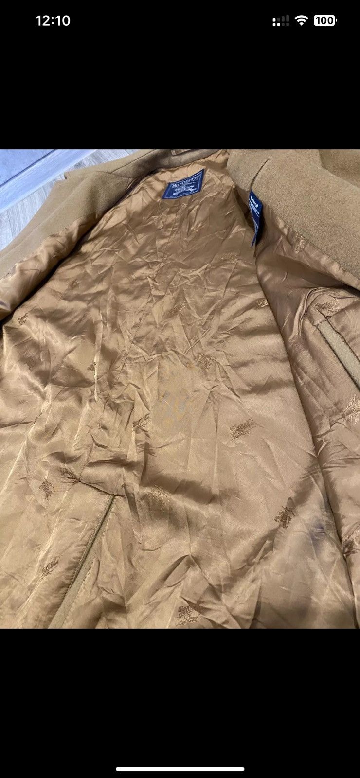 Burberry Burberrys Vintage Wool Coat Camel Size L Size US L / EU 52-54 / 3 - 4 Thumbnail