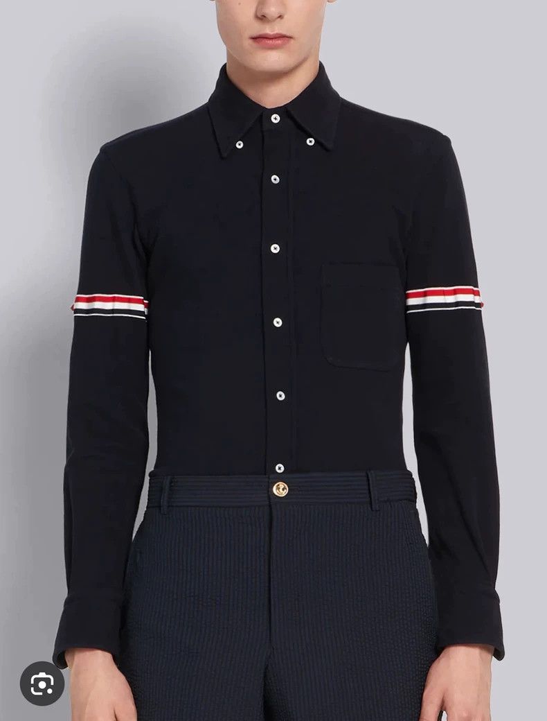 Thom Browne Thom Browne Classic double-sleeved shirt jacket 2503-Nexta Size US S / EU 44-46 / 1 - 7 Thumbnail