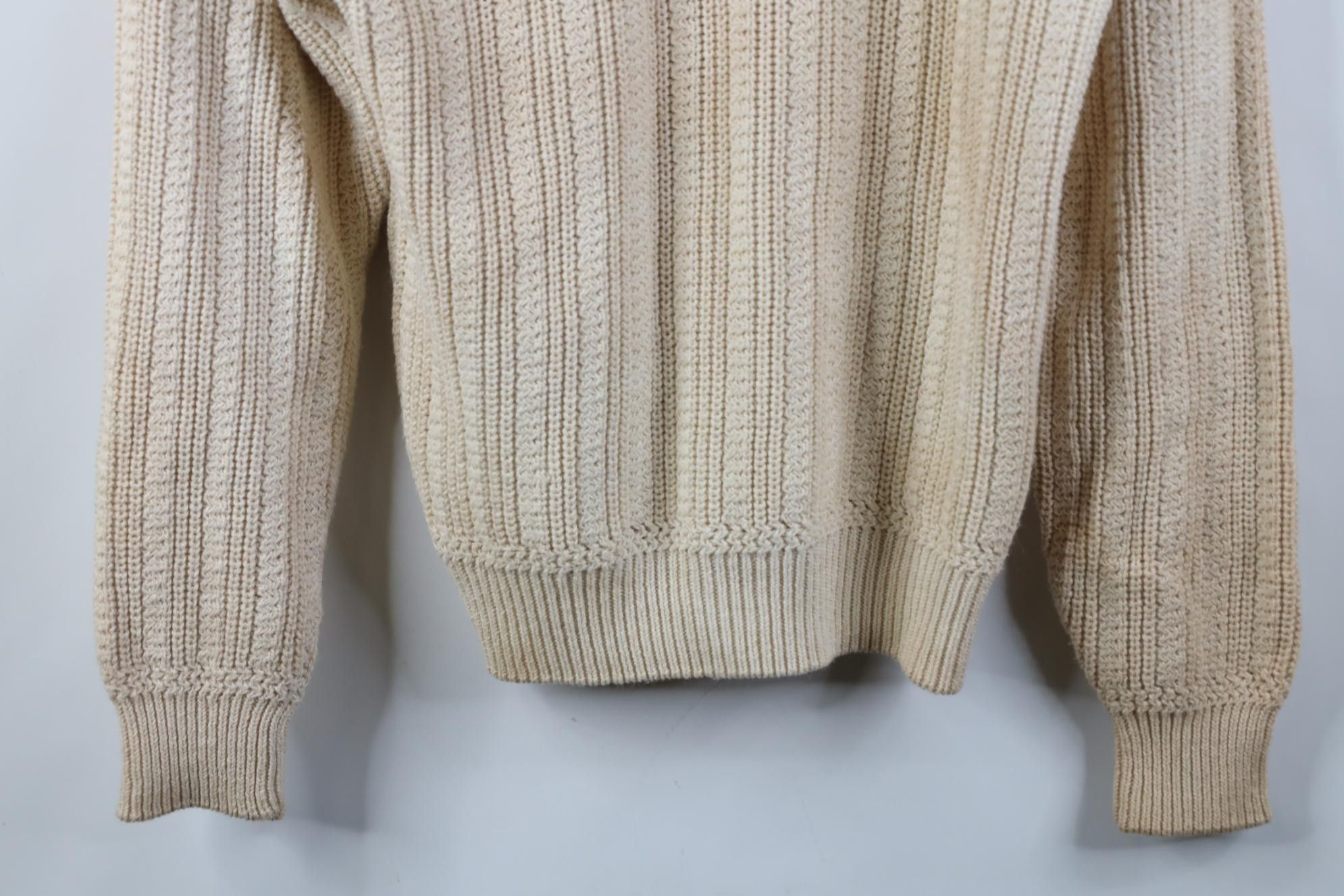 Vintage Vintage 90s Streetwear Chunky Ribbed Knit Crewneck Sweater Size US M / EU 48-50 / 2 - 3 Thumbnail