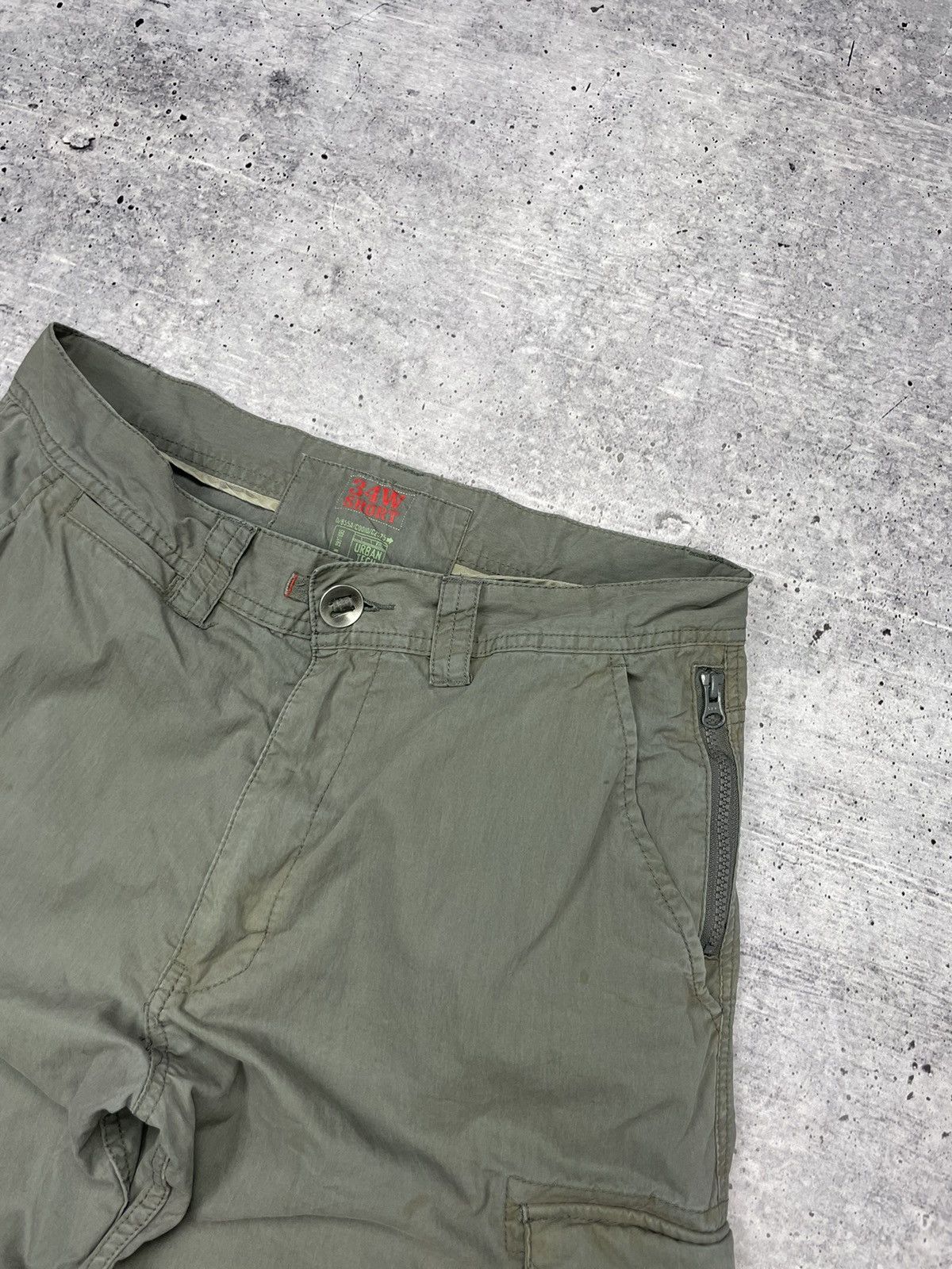 Japanese Brand × Vintage Vintage Y2K Japanese Style Distressed Faded Cargo Pants Size US 34 / EU 50 - 9 Thumbnail