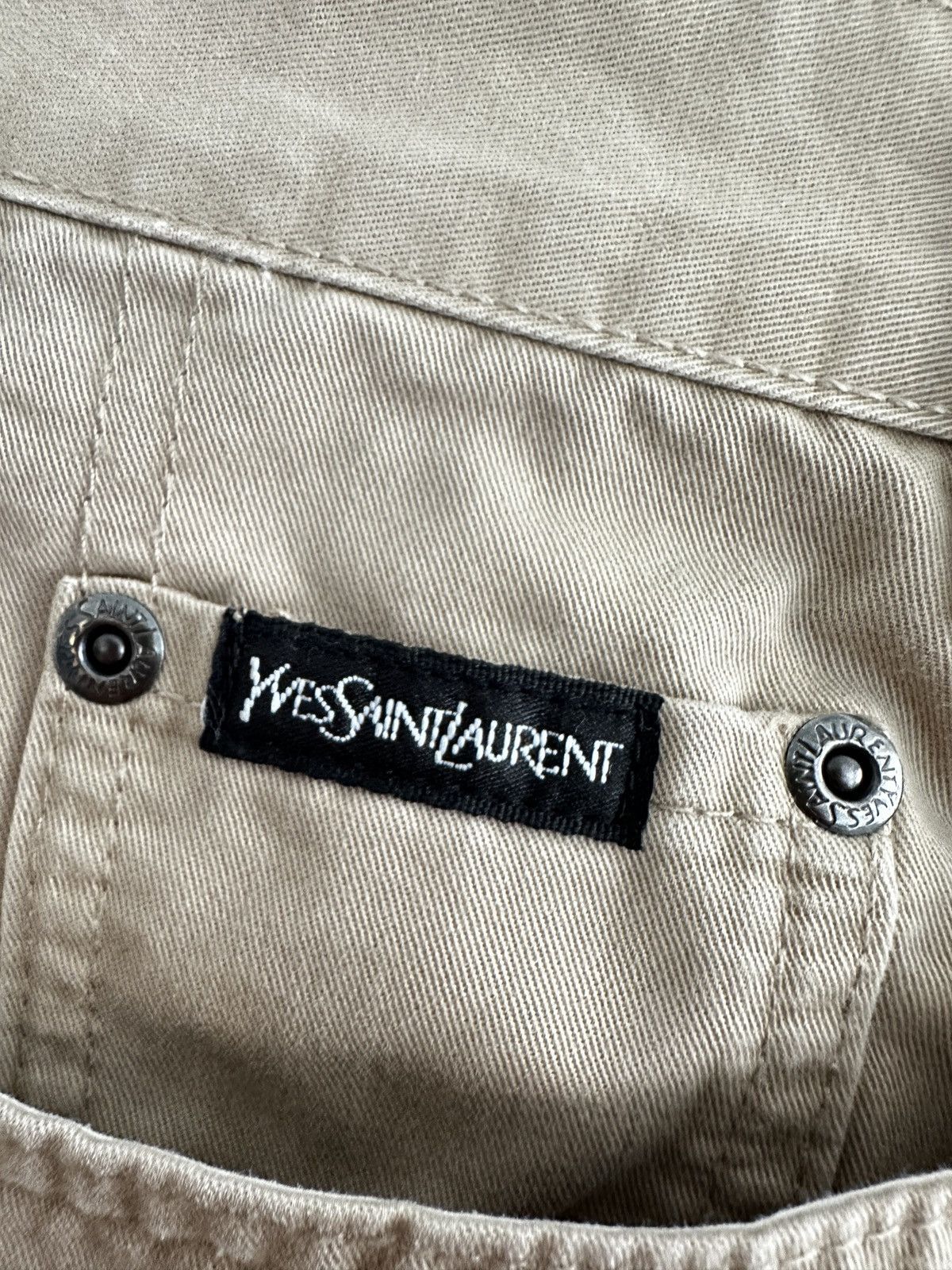 Yves Saint Laurent Yves Saint Laurent x jeans x vintage x 90s x drip Size US 34 / EU 50 - 4 Thumbnail