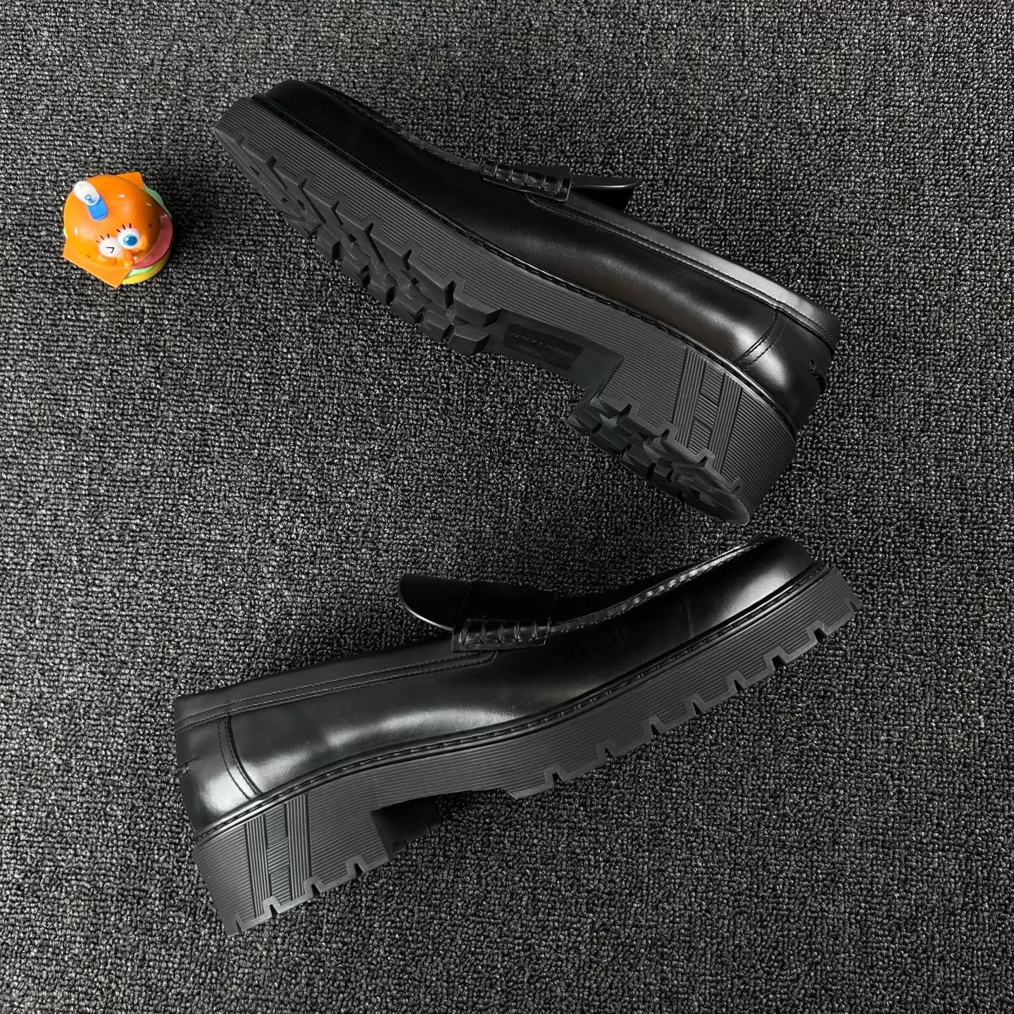 Hermes Hermes Black Loafers 43 HB6619 with Box & Dust Bag Size US 10 / EU 43 - 4 Thumbnail