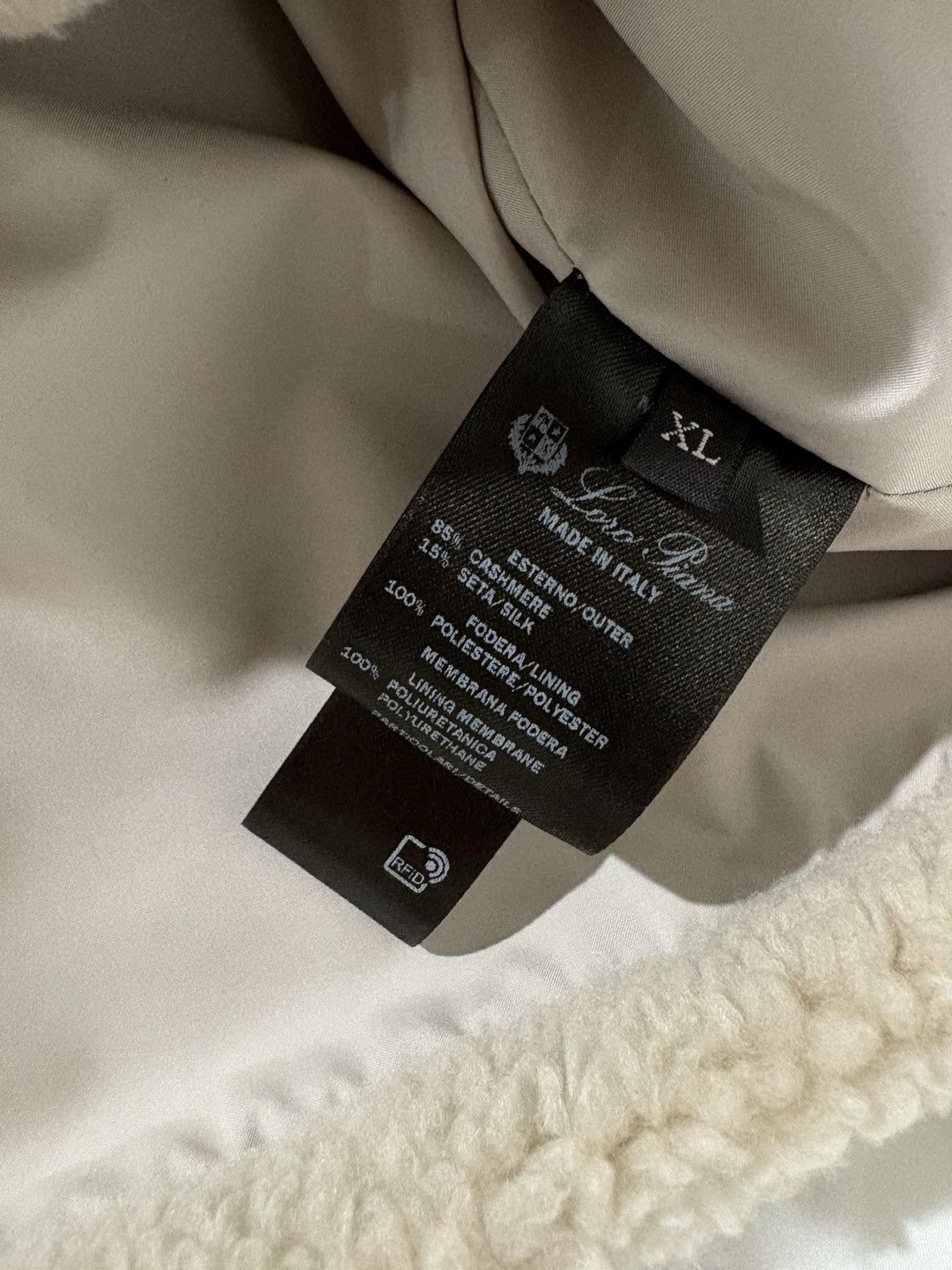 Loro Piana Loro Piana SUEDE-TRIMMED CASHMERE SILK-BLEND FLEECE HALF-ZIP Size US XL / EU 56 / 4 - 12 Thumbnail