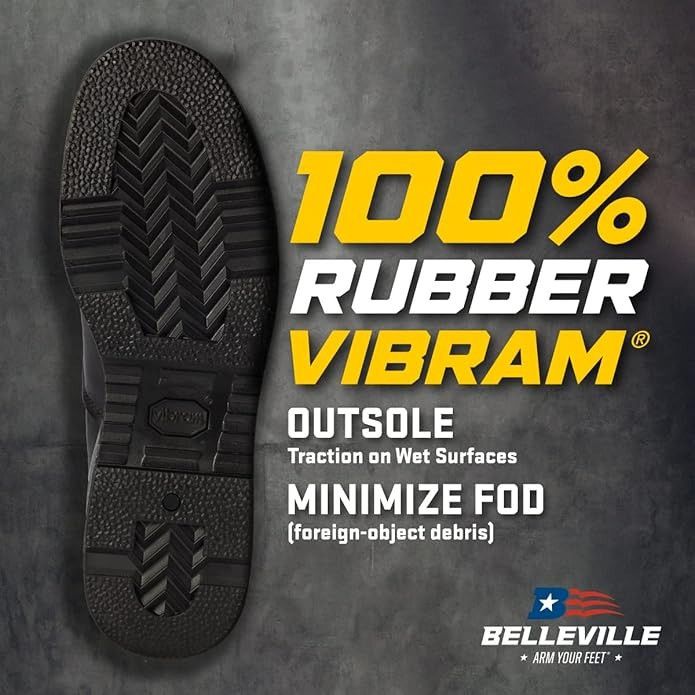 Belleville Belleville 800 ST 8” Waterproof Steel Toe Flight Deck Combat Size US 12.5 / EU 45-46 - 10 Thumbnail