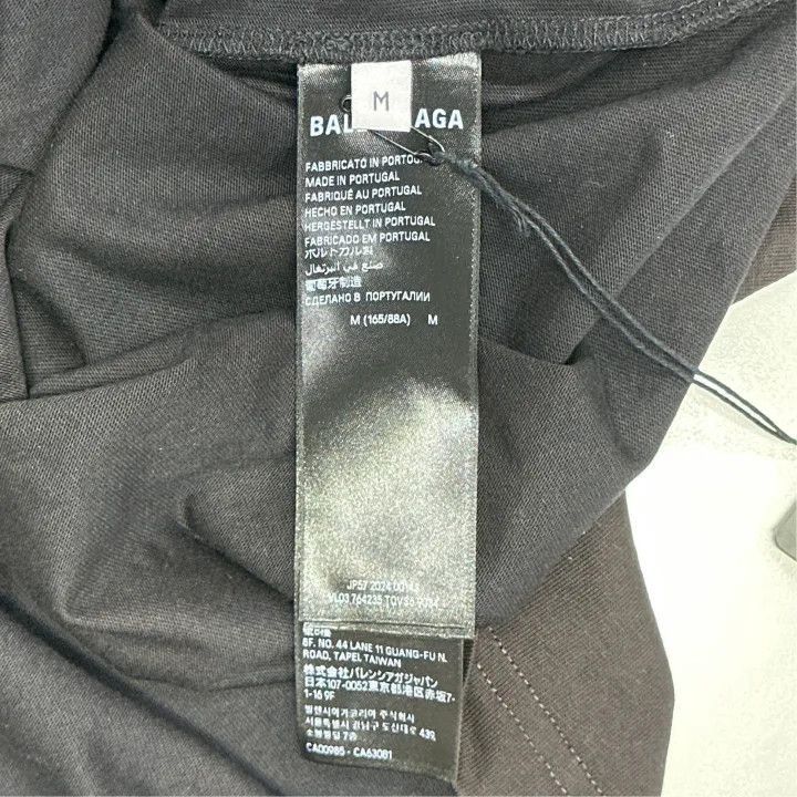 Balenciaga Balenciaga Balenciaga Black Letter Print Short Sleeve TShi Size US M / EU 48-50 / 2 - 2 Thumbnail