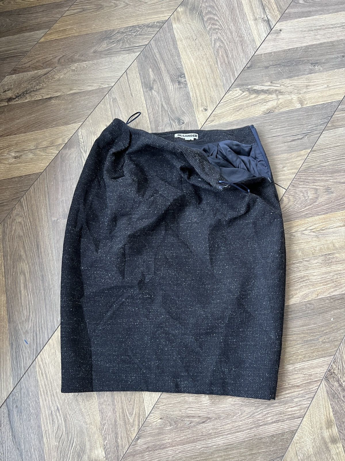 Jil Sander Vintage Jil Sander Wool Pencil Skirt Size 24" / US 00 / IT 34 - 9 Thumbnail