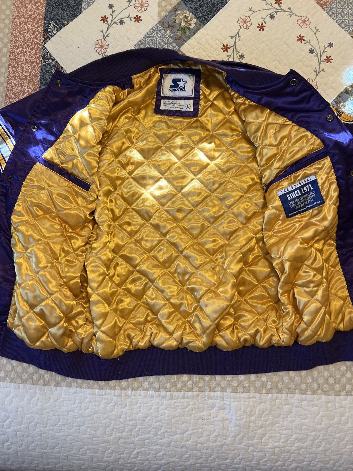 NBA × Starter LAKERS STARTER JACKET Size US L / EU 52-54 / 3 - 6 Thumbnail