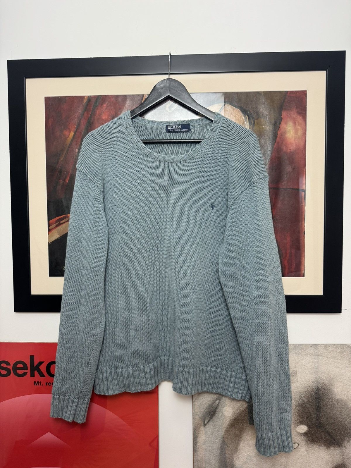 Ralph Lauren Polo Ralph Lauren Vintage Sweater Knit Oversize Hype Cozy Size US L / EU 52-54 / 3 - 1 Thumbnail
