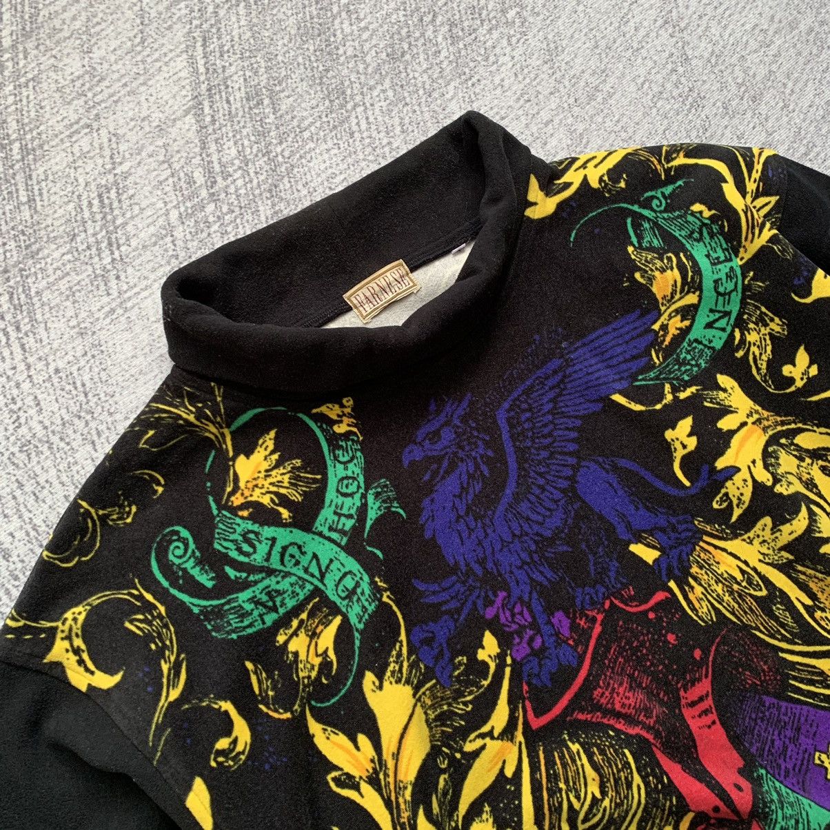 Designer × Japanese Brand × Vintage Vintage Velvet Farnese Turtle Neck Sweater Size US L / EU 52-54 / 3 - 3 Thumbnail