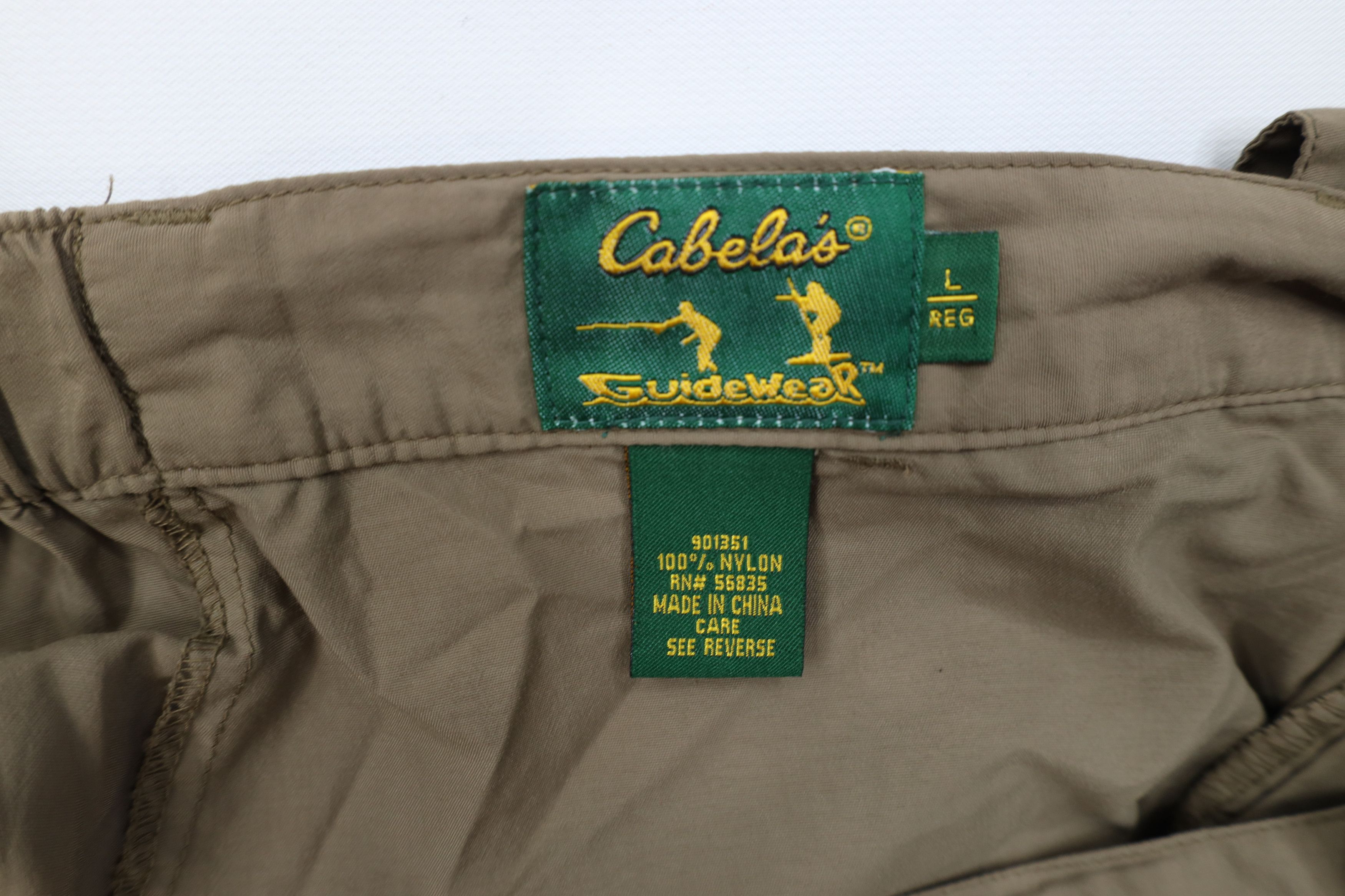 Cabelas Vintage Cabelas Wide Leg Convertible Cargo Pants Brown Size US 36 / EU 52 - 8 Thumbnail