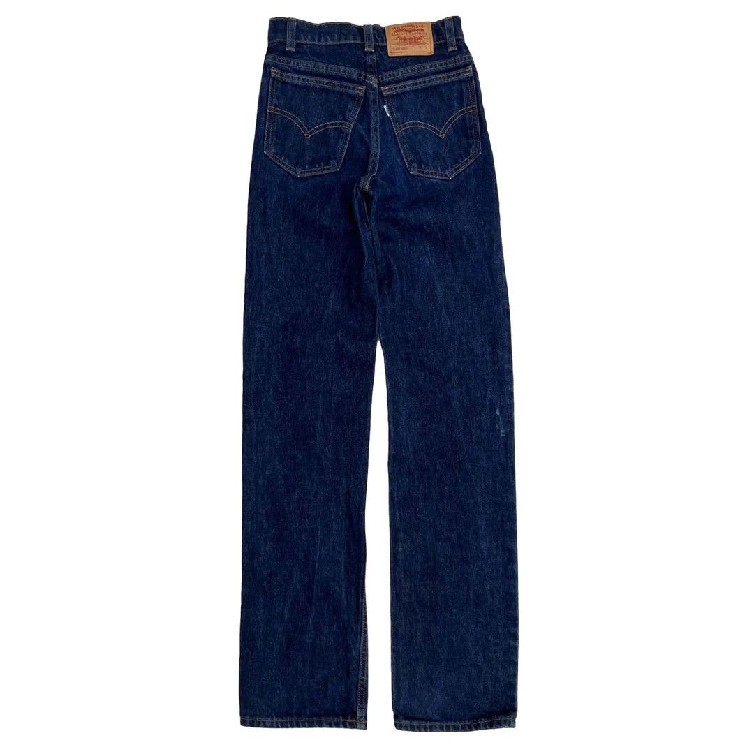 Levi's × Vintage Levi’s 1980 80s 614 Vintage USA Made Straight Denim Jeans Size 24" / US 00 / IT 34 - 1 Thumbnail