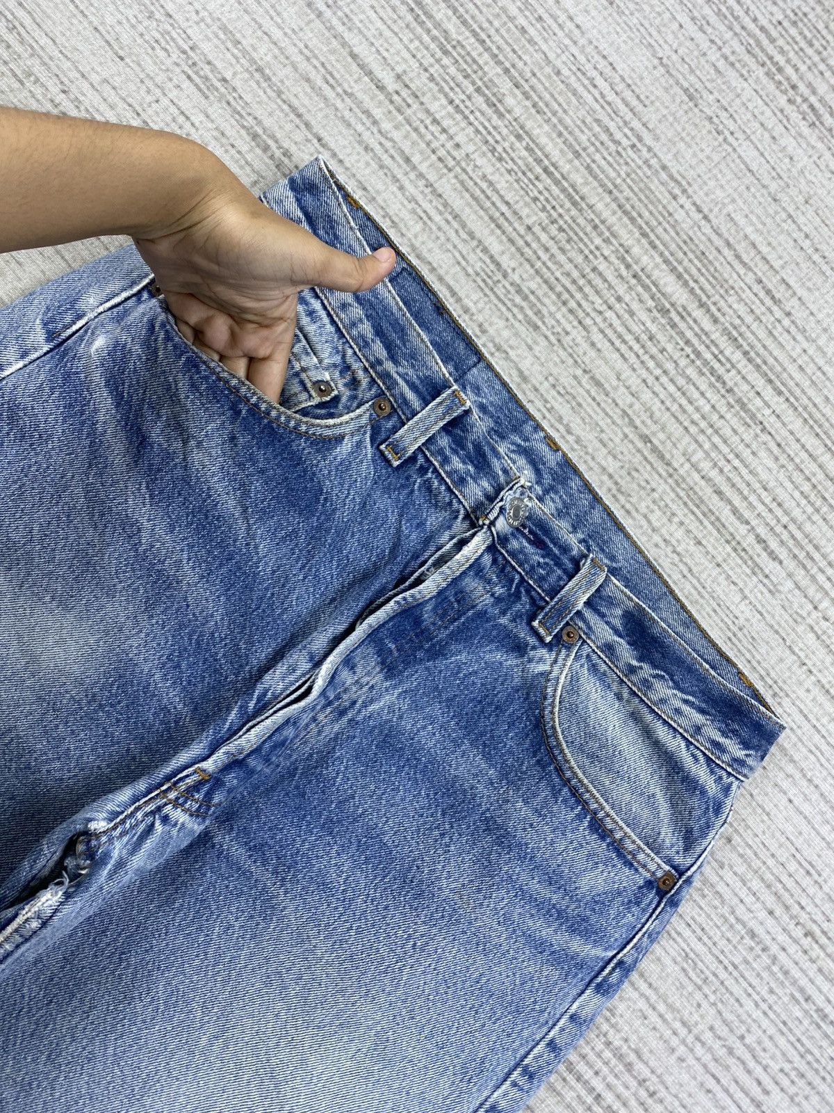 Levi's 🔥Vintage Levi’s 501 Blue Wash Denim Pants Size US 32 / EU 48 - 10 Thumbnail