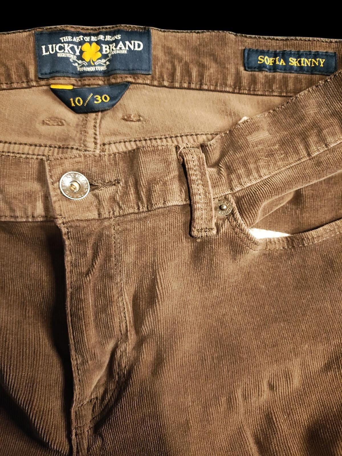Lucky Brand Lucky Brand Women's Brown Corduroy Pants Size 32" / US 10 / IT 46 - 7 Thumbnail