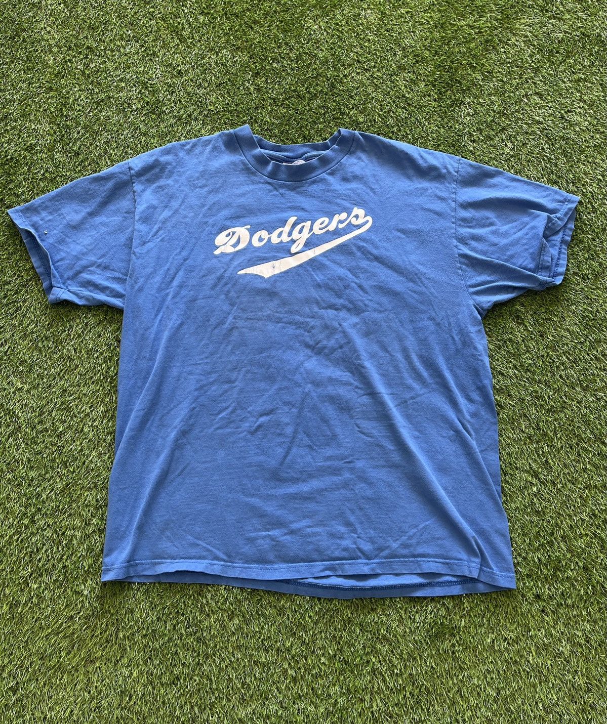 Hanes Vintage 90s Los Angeles Dodgers T-Shirt Size US XL / EU 56 / 4 - 1 Thumbnail