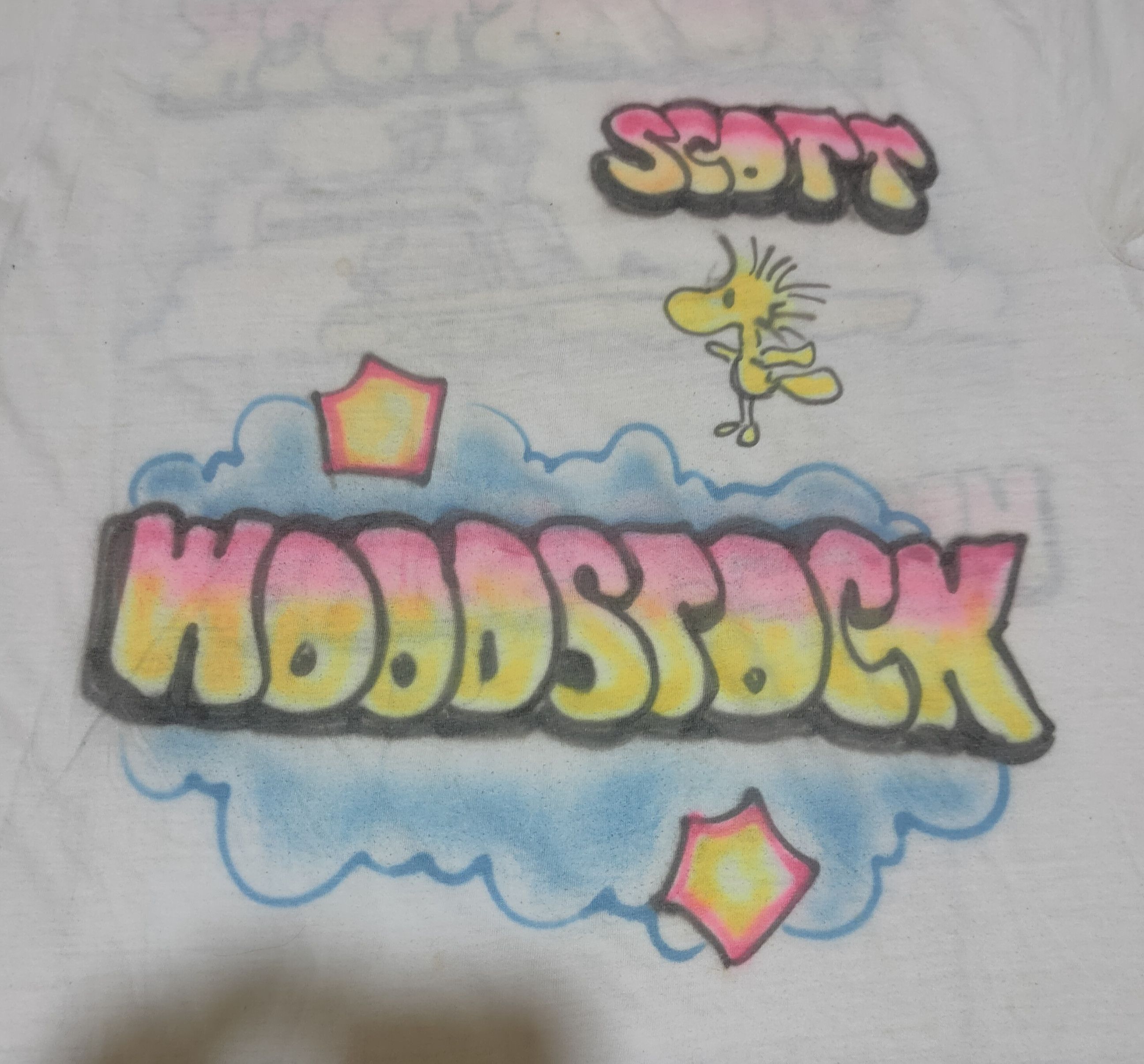 Band Tees × Vintage Vintage Woodstock's Size US XL / EU 56 / 4 - 4 Thumbnail