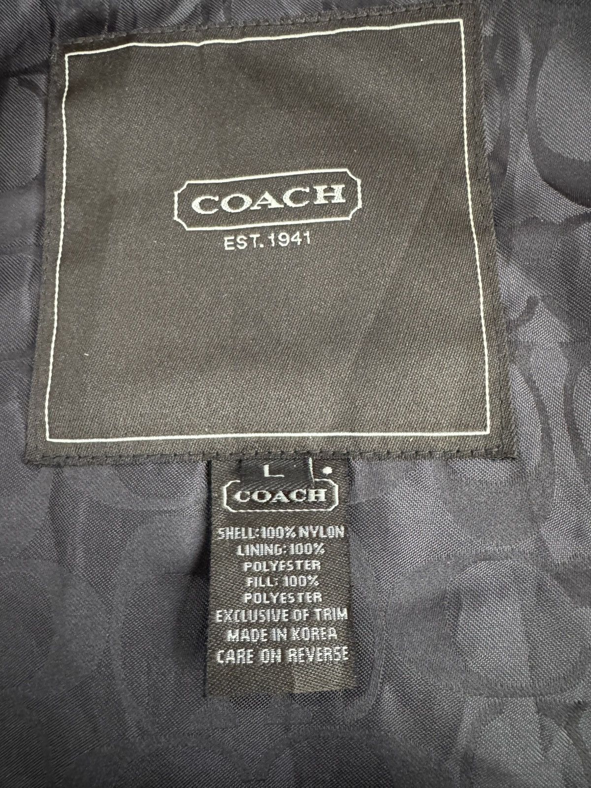 Coach Coach quilted nylon jacket Size US L / EU 52-54 / 3 - 9 Thumbnail