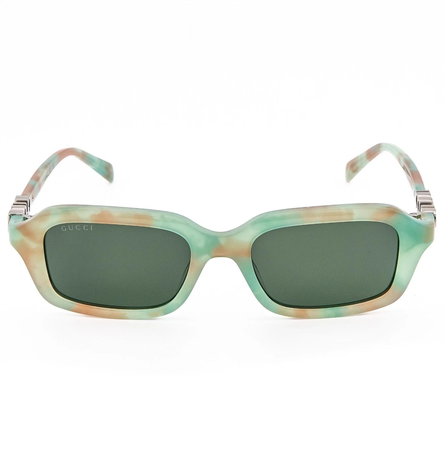Gucci GUCCI 2152 Gg2152S Green Havana Narrow Unisex Sunglasses 005 Size ONE SIZE - 5 Thumbnail