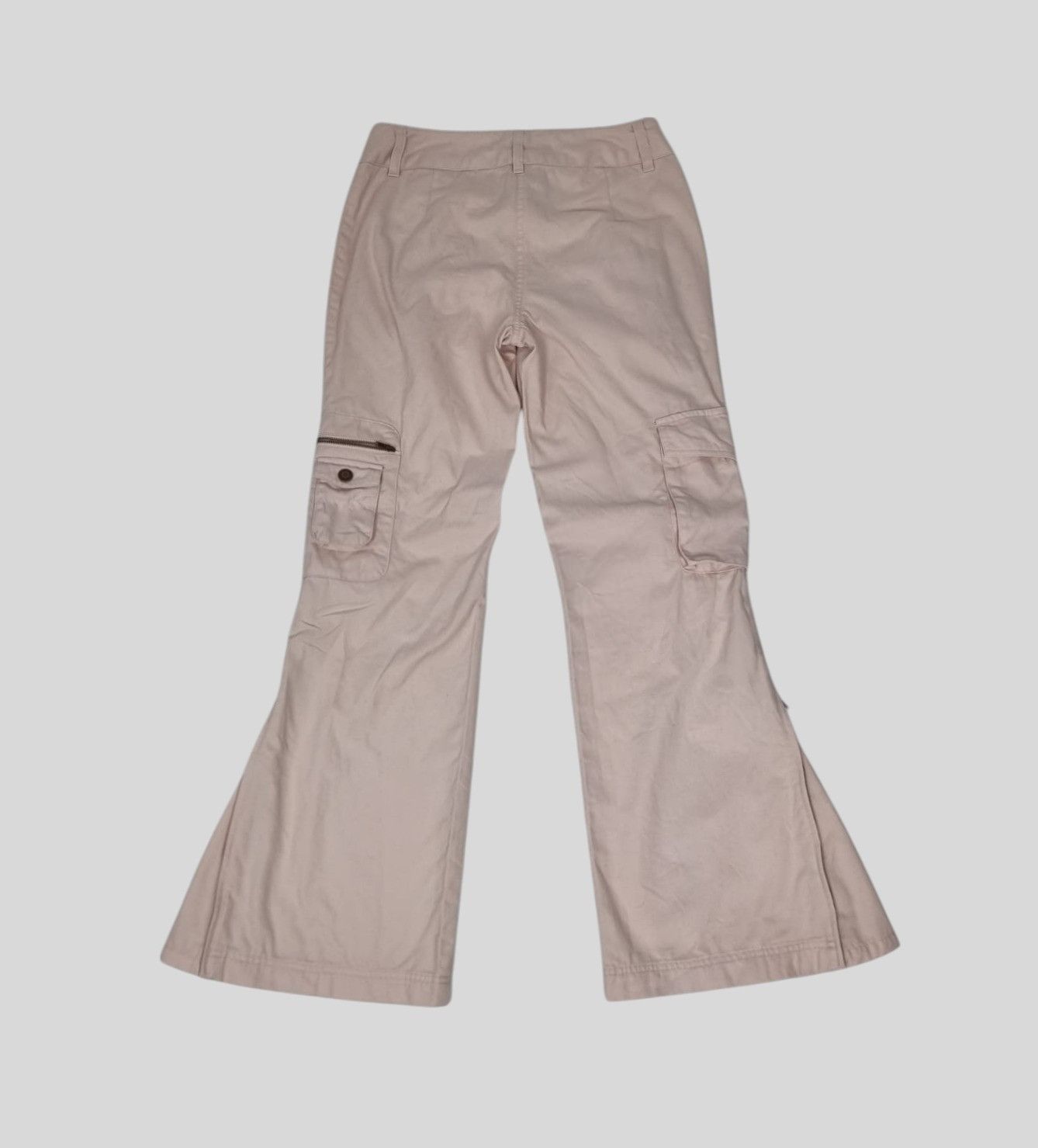 Japanese Brand × Vintage vintage wideleg pink pants XS S womens cargo bells Size 26" / US 2 / IT 38 - 3 Thumbnail