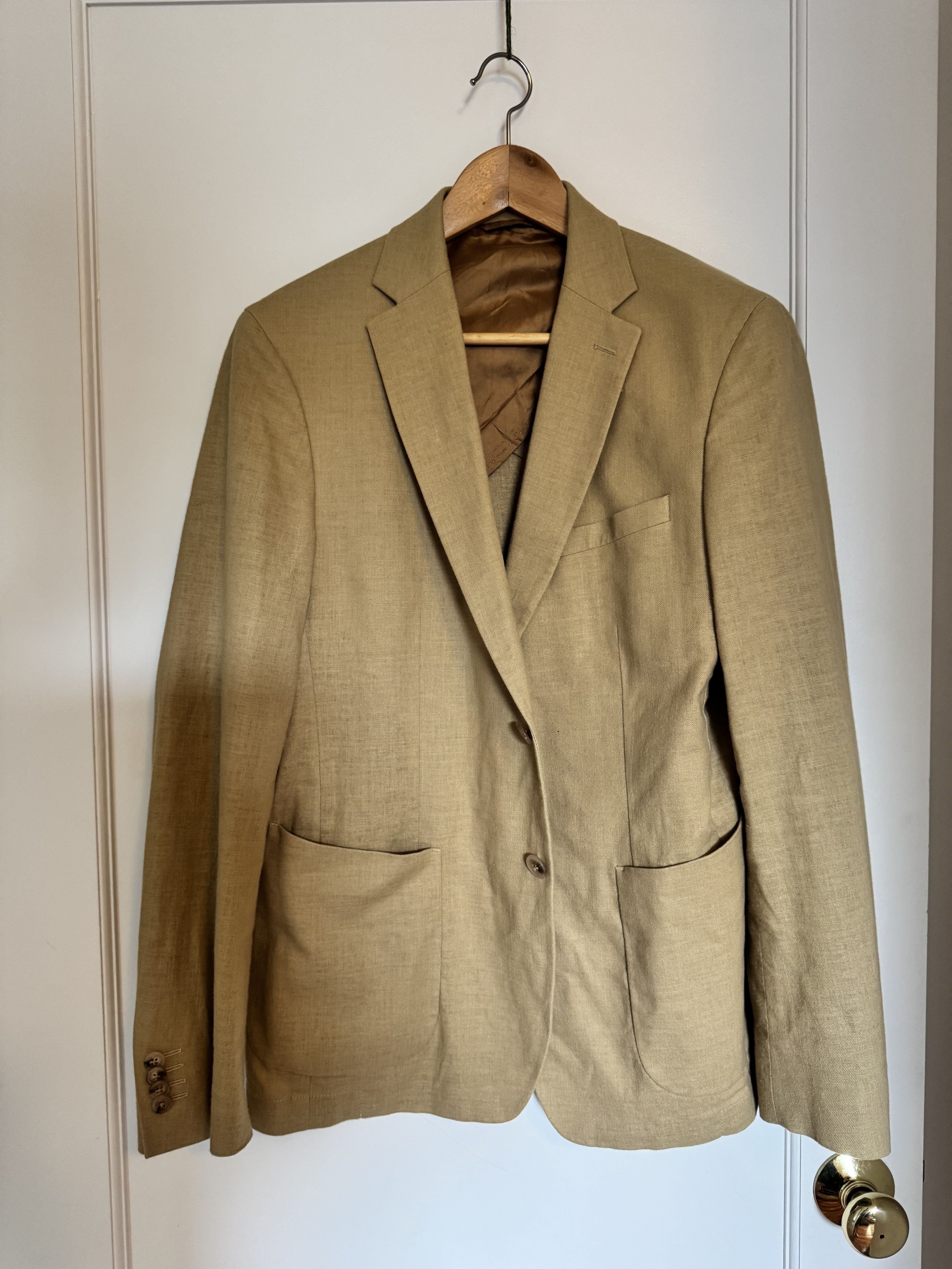 Other Octobre Editions • Straw Cotton Jacket • FR50 / US 40R Size 40R - 2 Thumbnail