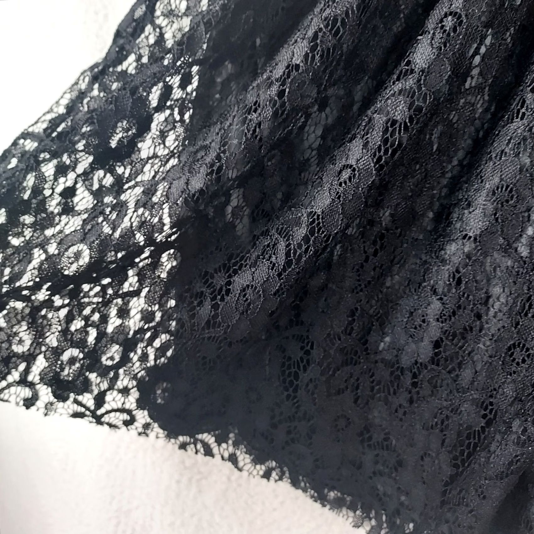 Vintage Grace & Emma Blouse Sleeveless M Black Lace Peplum Tank Top Shirt Womens Size M / US 6-8 / IT 42-44 - 4 Thumbnail