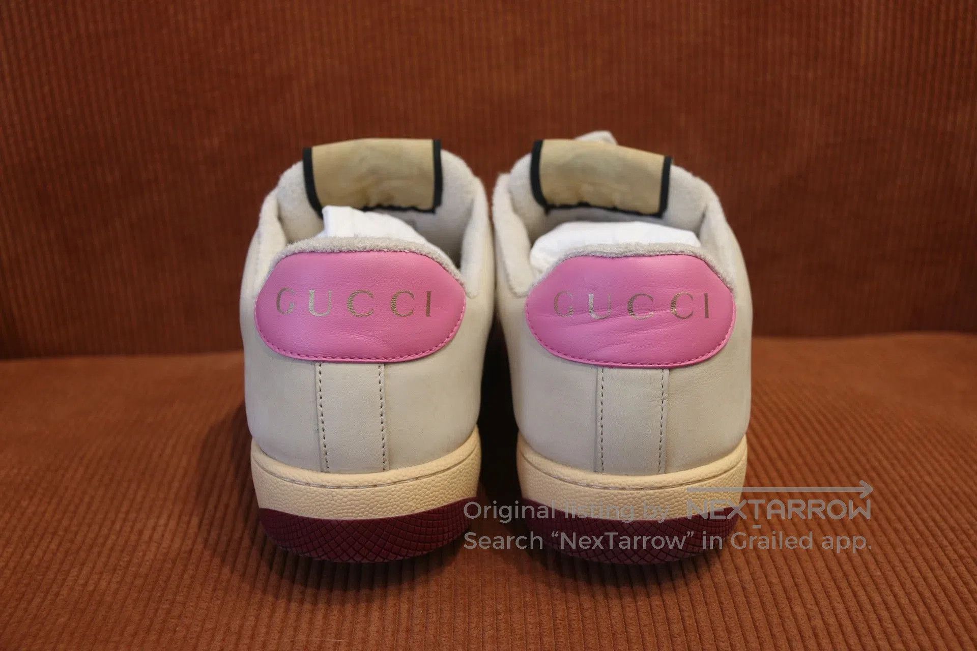 Gucci Gucci Screener Enamel Double G Low-Top Sneakers. Size US 7.5 / IT 37.5 - 5 Thumbnail