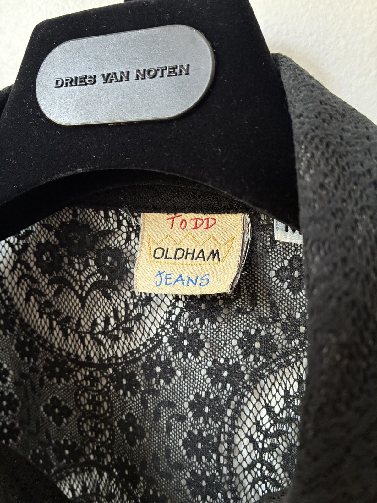 Todd Oldham Todd Oldham Vintage 1990’s Lace Snap Button Blouse Size M / US 6-8 / IT 42-44 - 15 Thumbnail