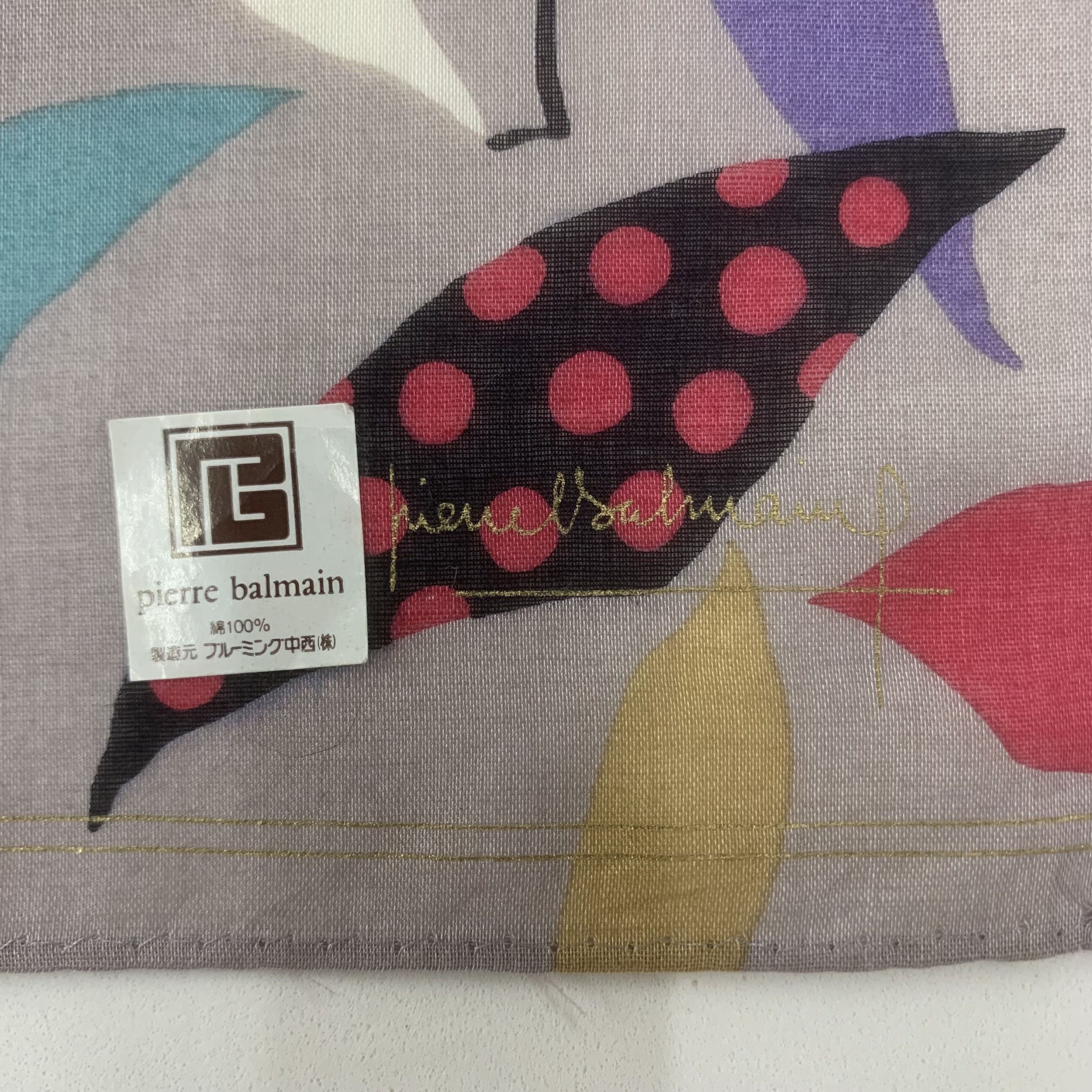 Pierre Balmain Pierre Balmain Handkerchief Bandana Neckerchief Square Size ONE SIZE - 4 Thumbnail