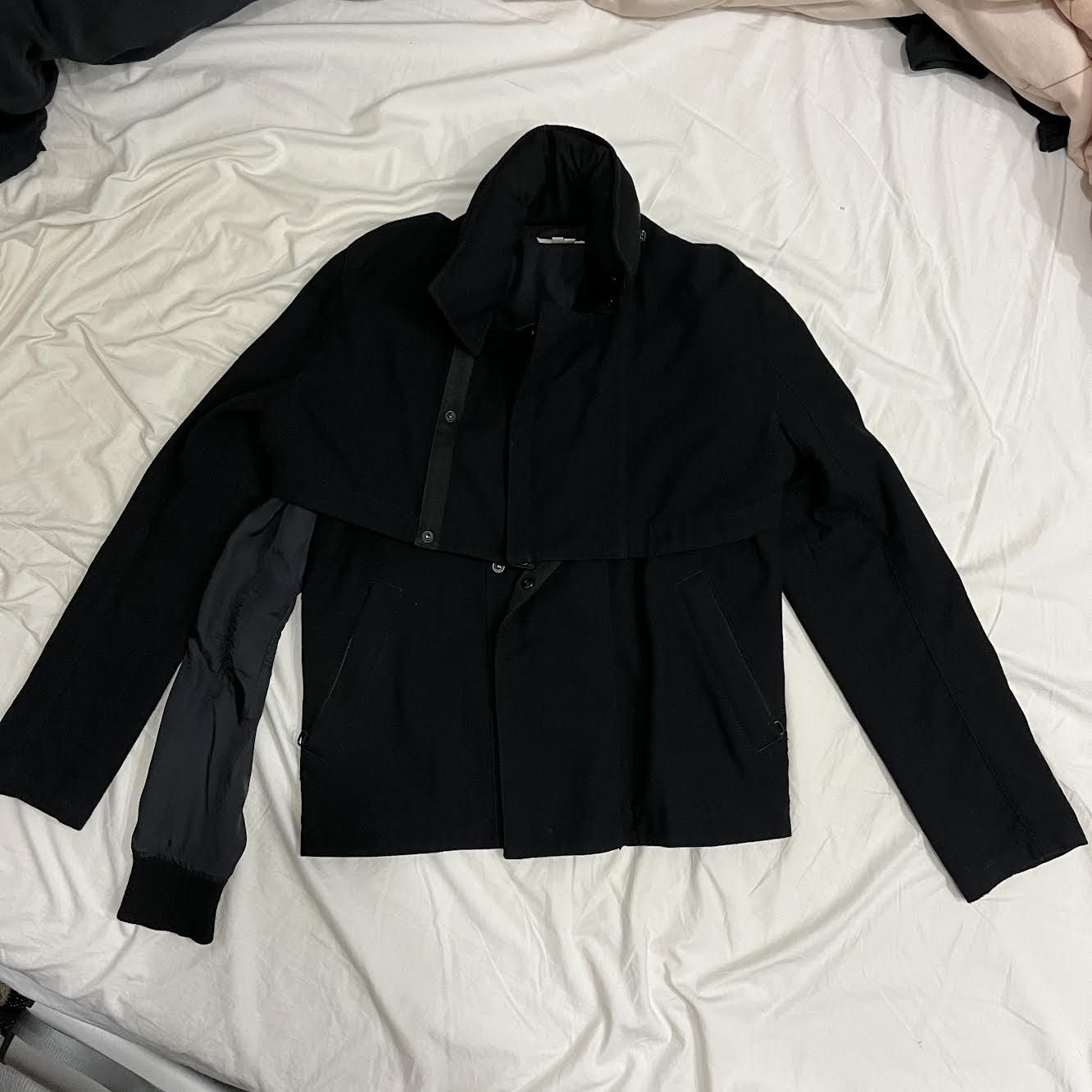 Helmut Lang Helmut Lang Layered Button Wool Coat Jacket Size US M / EU 48-50 / 2 - 5 Thumbnail