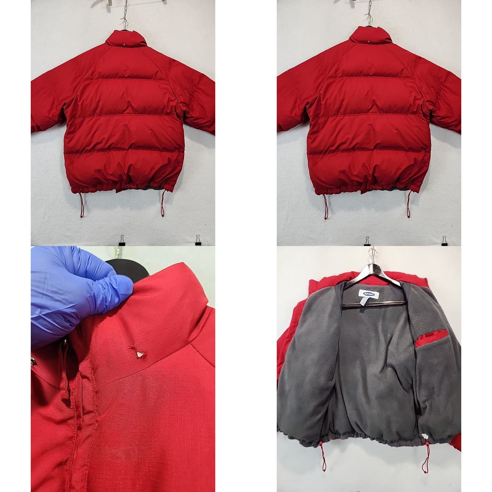 Old Navy Old Navy Puffer Jacket Men's M Red Quilted Down Full Zip Gorpcore Size US M / EU 48-50 / 2 - 9 Thumbnail