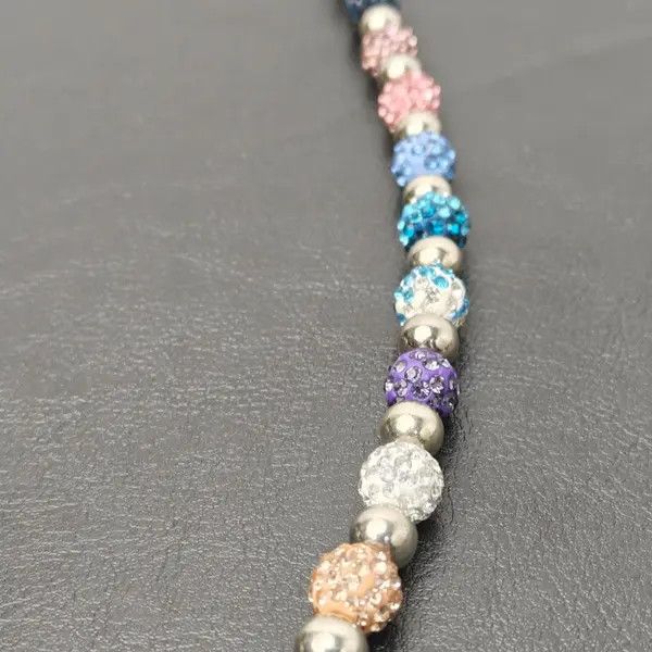 Japanese Brand Kitagawa x Kumi Round Bead Rhinestone Wallet Chain Size ONE SIZE - 6 Thumbnail