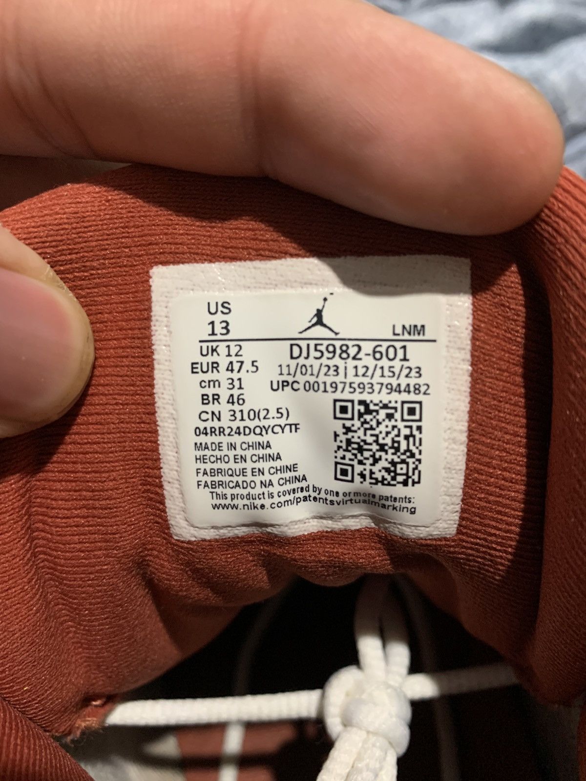 Jordan Brand Air Jordan 13 Dune Red Size US 13 / EU 46 - 9 Thumbnail