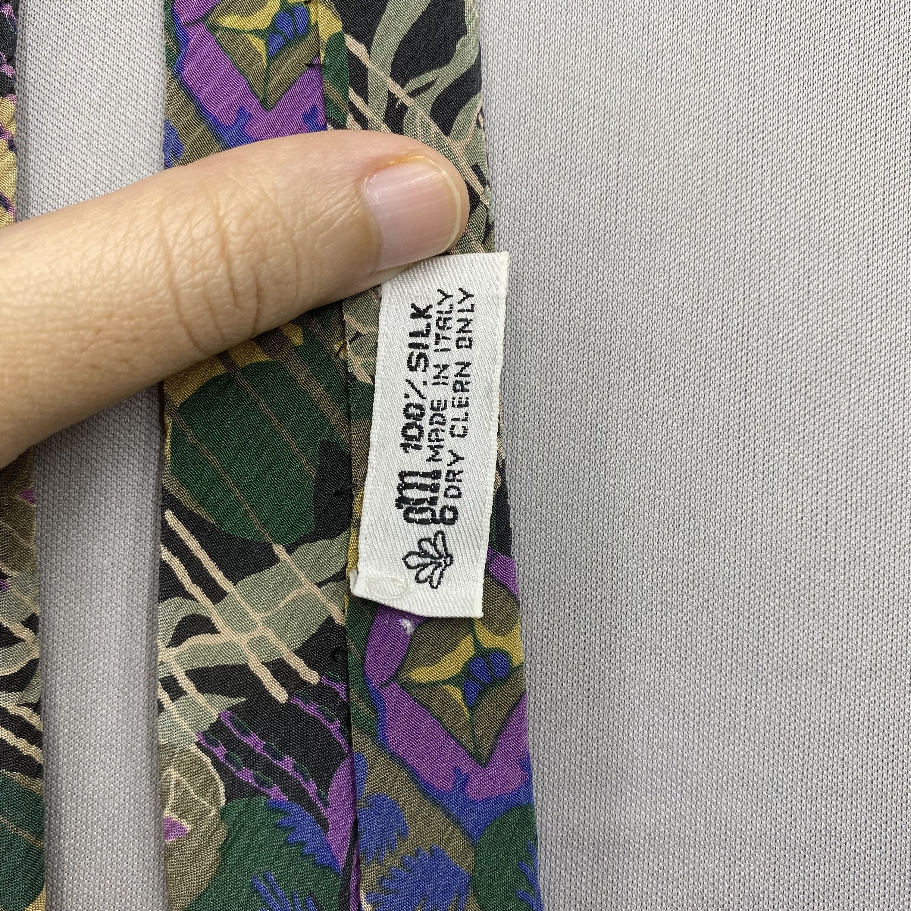 GianMarco Venturi Vintage Gian Marco Venturi SILK Necktie Cravate Pure Silk Size ONE SIZE - 7 Thumbnail