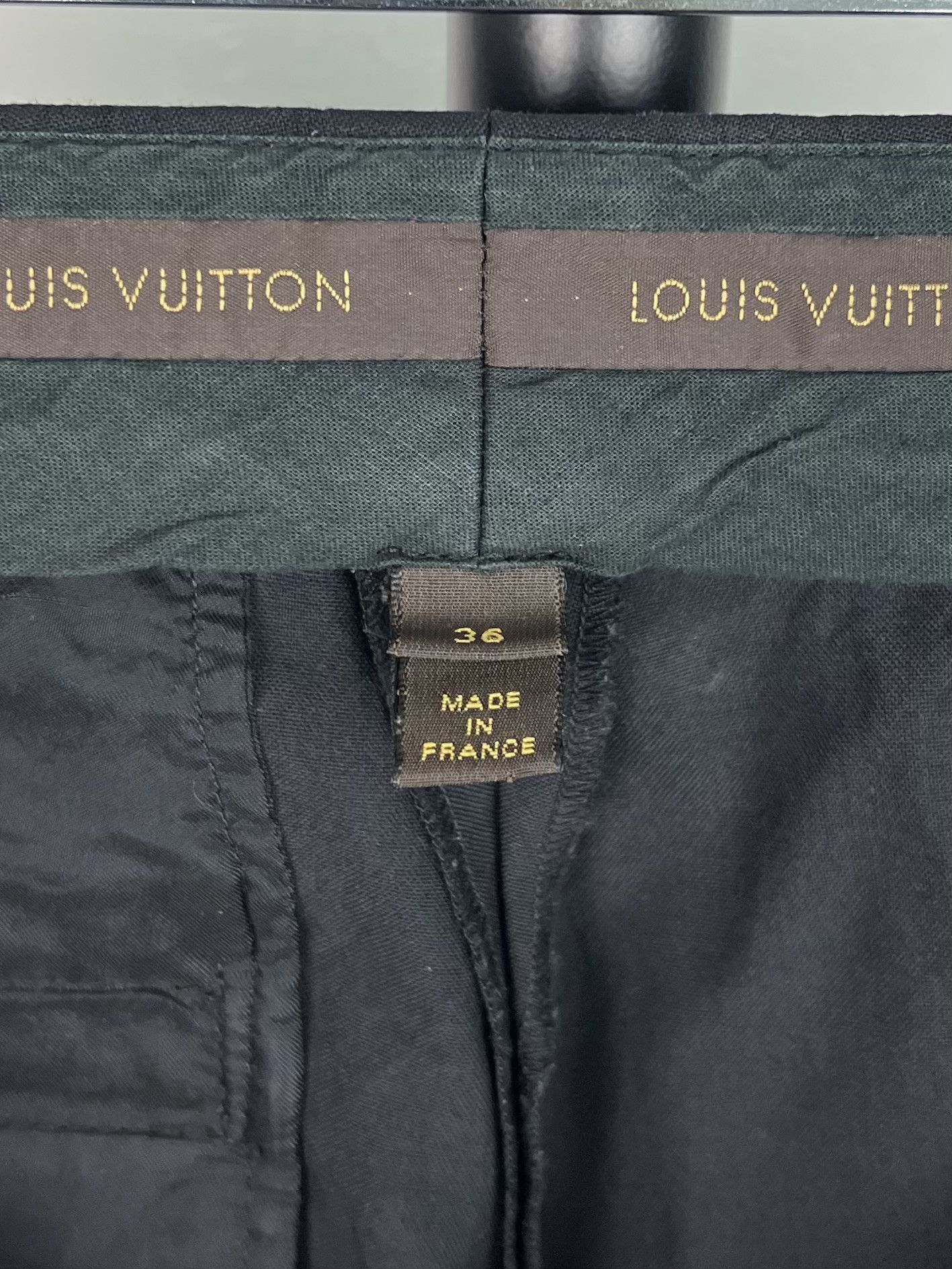 Louis Vuitton LOUIS VUITTON Dress Pants LV Cotton Viscose Wmn's Size 26" / US 2 / IT 38 - 5 Thumbnail
