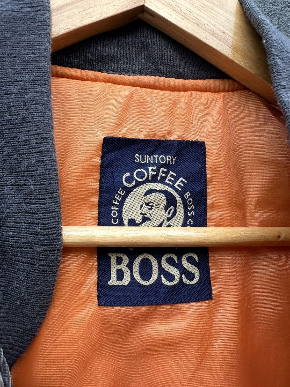Vintage 👹Vintage Faded MA-1 Suntory Boss Coffee Bomber Jacket Size US L / EU 52-54 / 3 - 10 Thumbnail