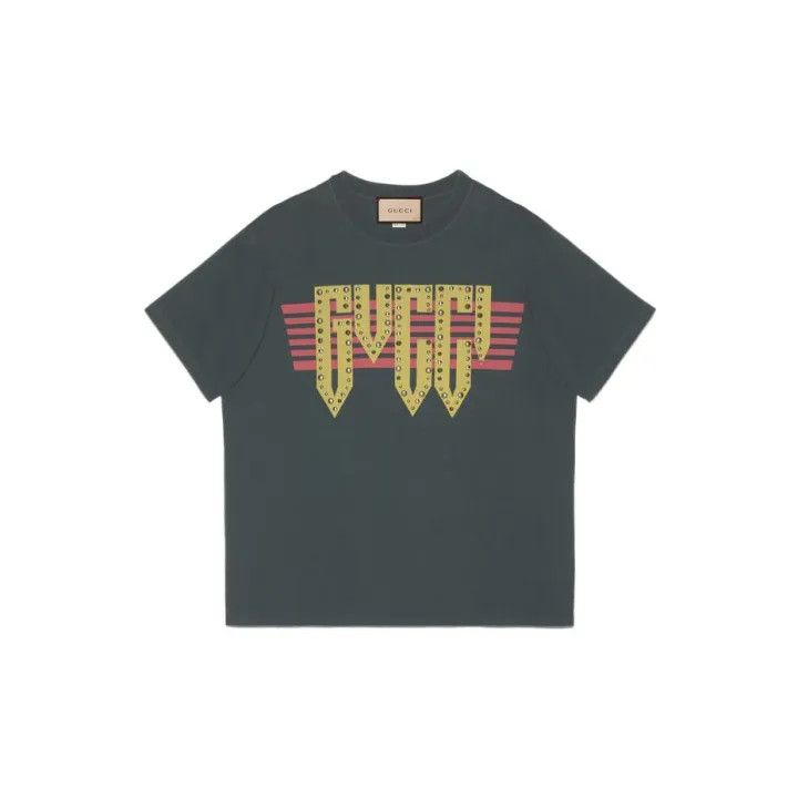 Gucci Gucci SS22 Logo Print Short Sleeve T-Shirt Size US L / EU 52-54 / 3 - 1 Thumbnail