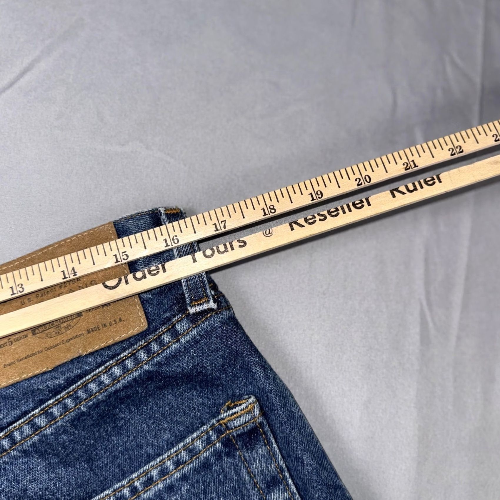 Abercrombie & Fitch VINTAGE Abercrombie & Fitch Jeans Womens 10 Blue Med Wash High Waist Size 32" / US 10 / IT 46 - 6 Thumbnail