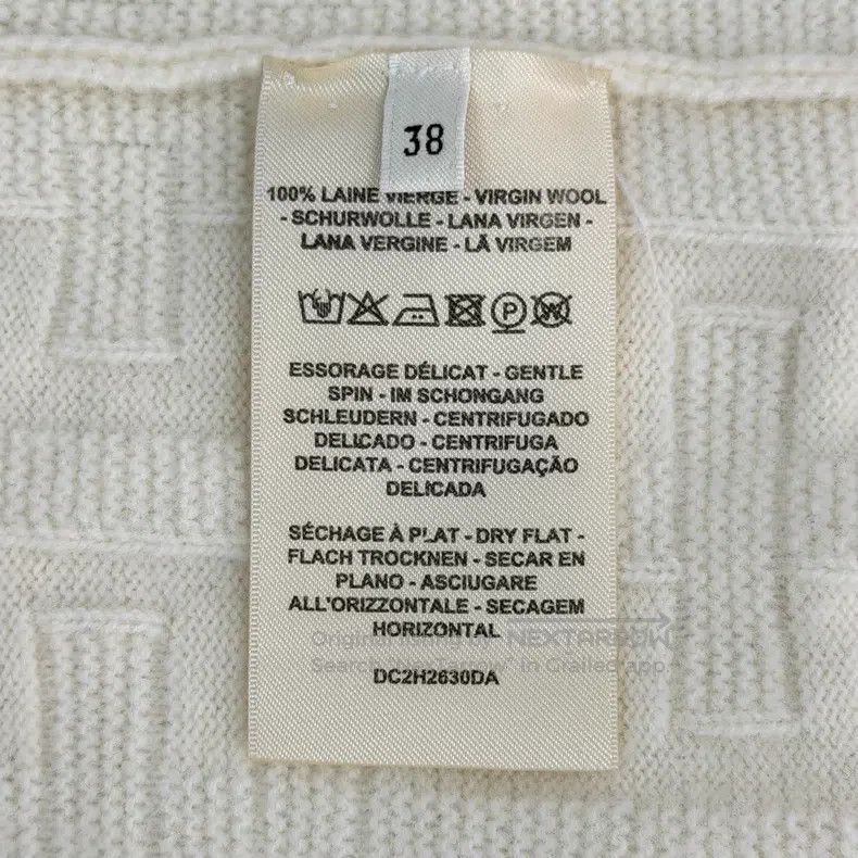 Hermes Hermes Off-White Full H Wool Sweater Size XS / US 0-2 / IT 36-38 - 6 Thumbnail