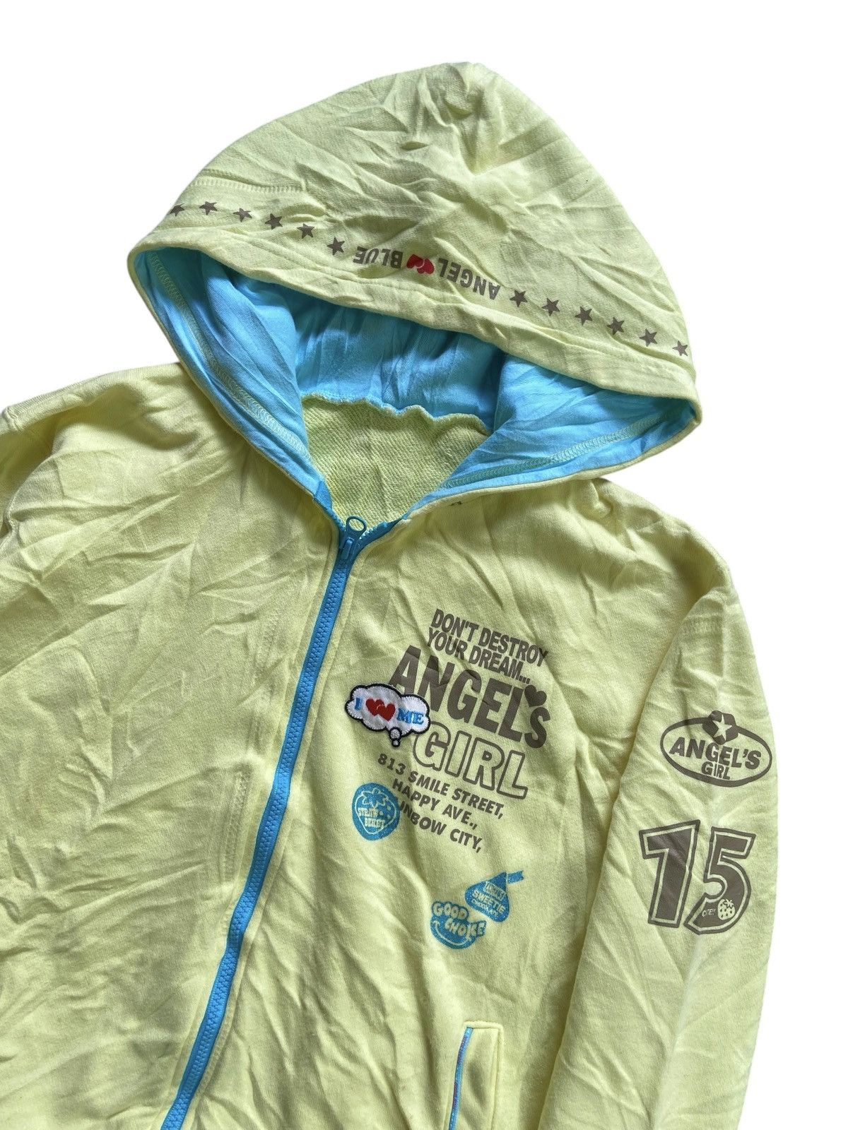 Angel Blue ANGEL BLUE DONT DESTROY YOUR DREAM ZIP HOODIE Size US S / EU 44-46 / 1 - 3 Thumbnail