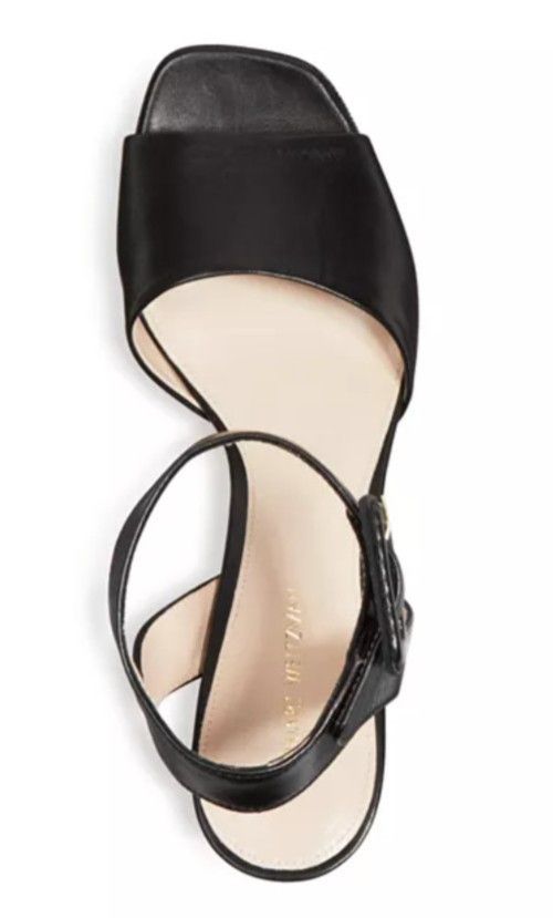 Stuart Weitzman Stuart Weitzman Women's Newdeal Leather Platform Sandals Size US 9 / IT 39 - 11 Thumbnail