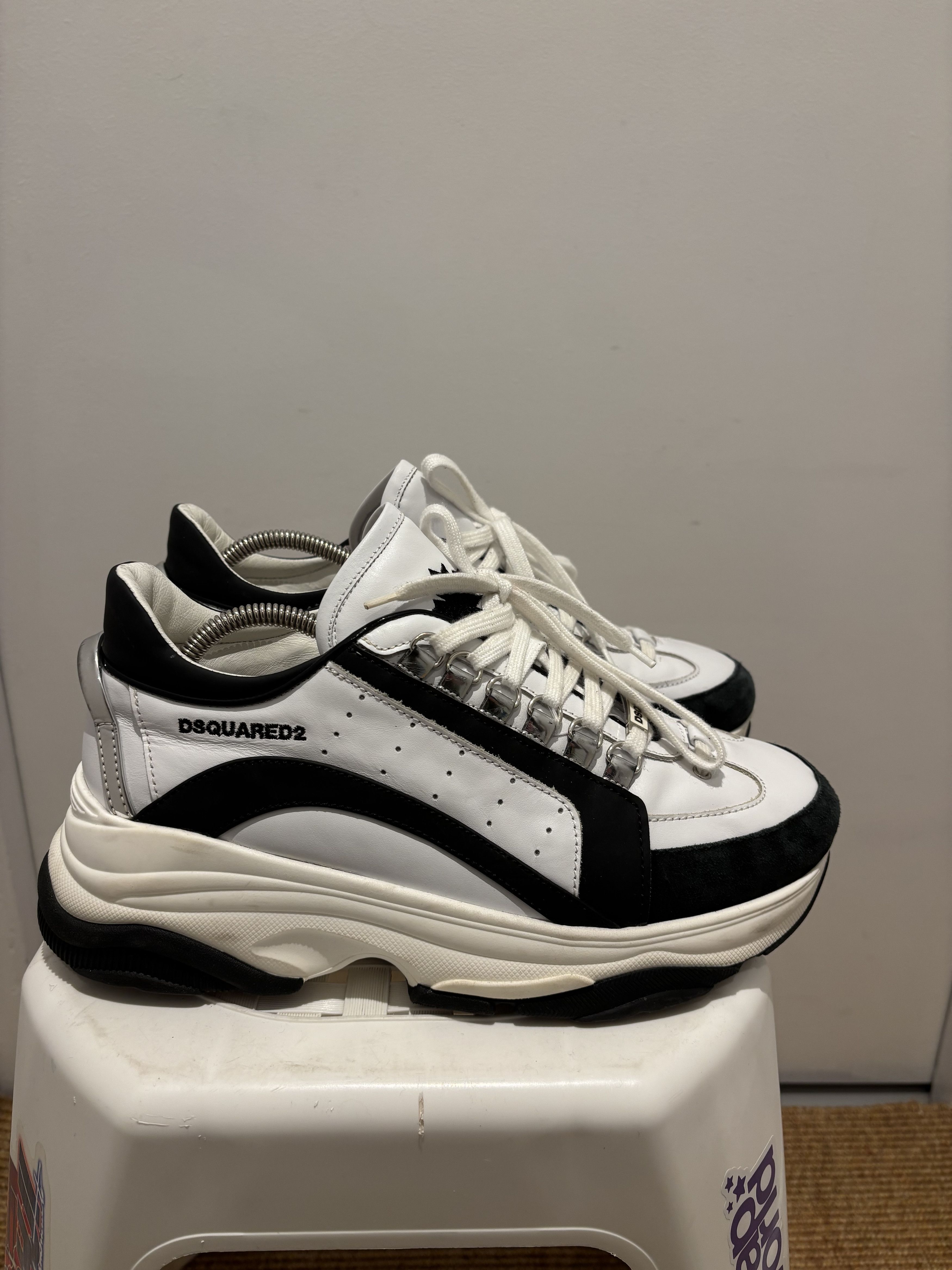 Dsquared2 Basket de luxe Dsquared2 Bumpy 551 Size US 11 / EU 44 - 6 Thumbnail