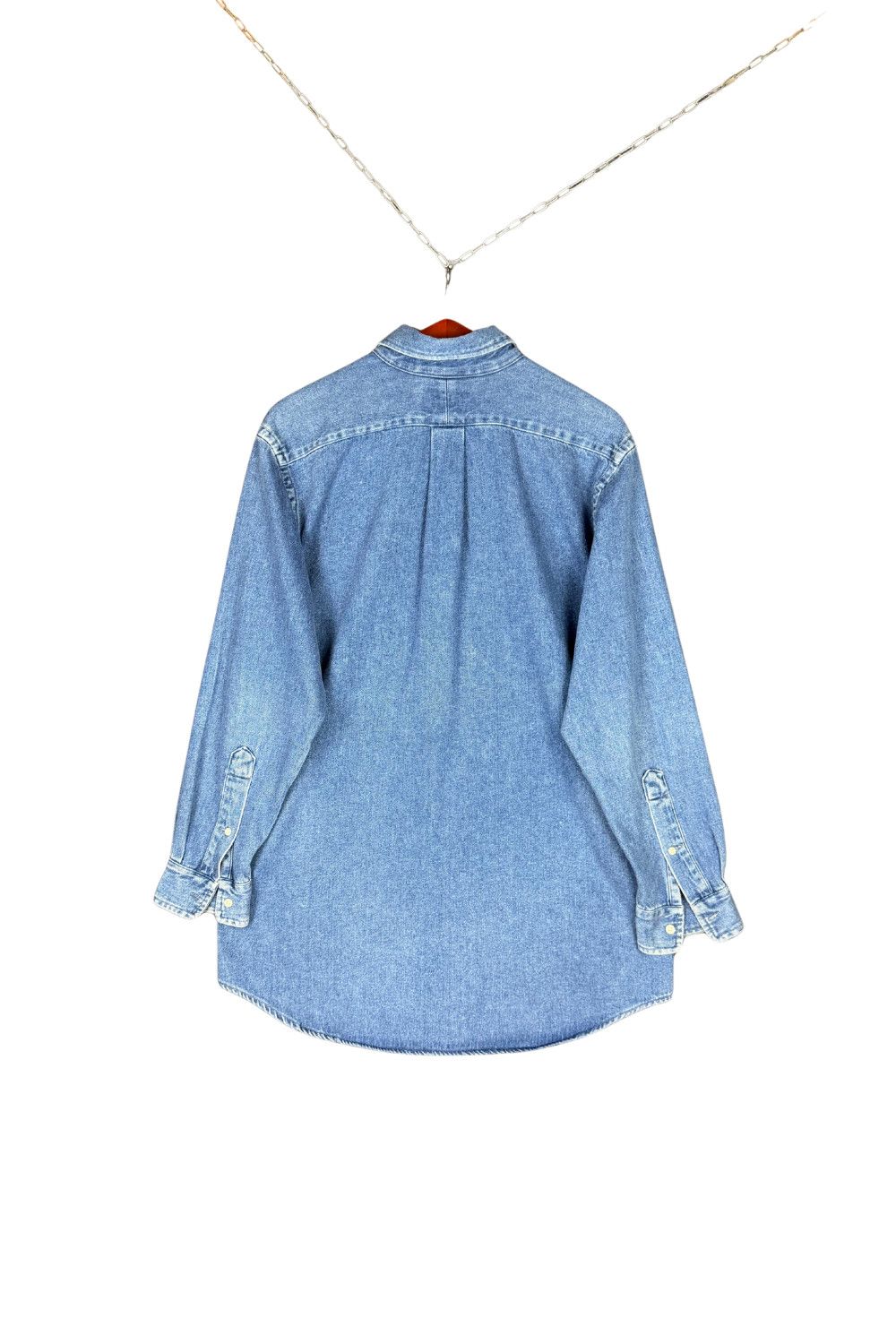 c.1995 Polo Country Ralph Lauren Denim Button Down Shirt image 2