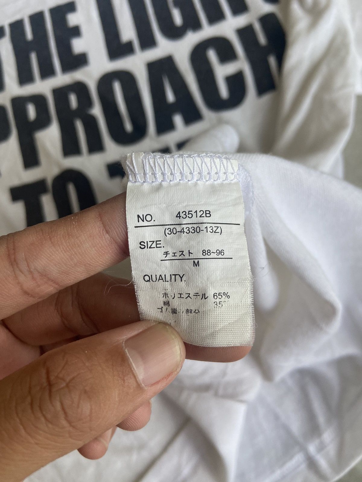Hysteric Glamour × If Six Was Nine Thruxton "IN THE LIGHT APPROACH TO THE CHANGE" Poems Tshirt Size US M / EU 48-50 / 2 - 4 Thumbnail