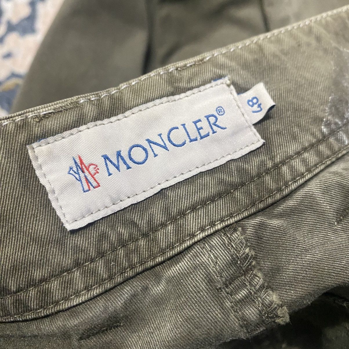 Moncler Vintage Moncler Khaki Trouser Pants Size US 33 - 21 Thumbnail