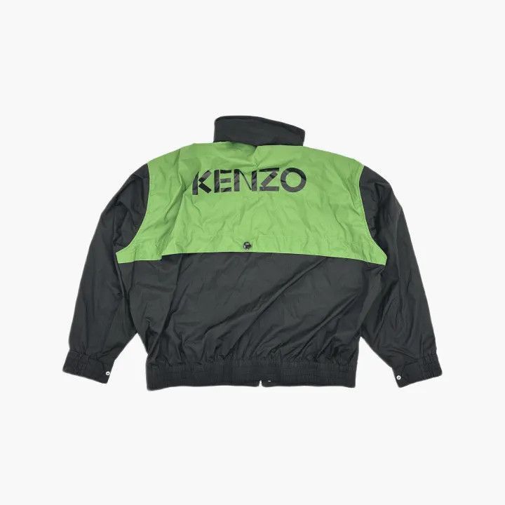 Kenzo Kenzo SS23 Color-Block Logo High Neck Jacket -2507 Size US XXL / EU 58 / 5 - 2 Thumbnail