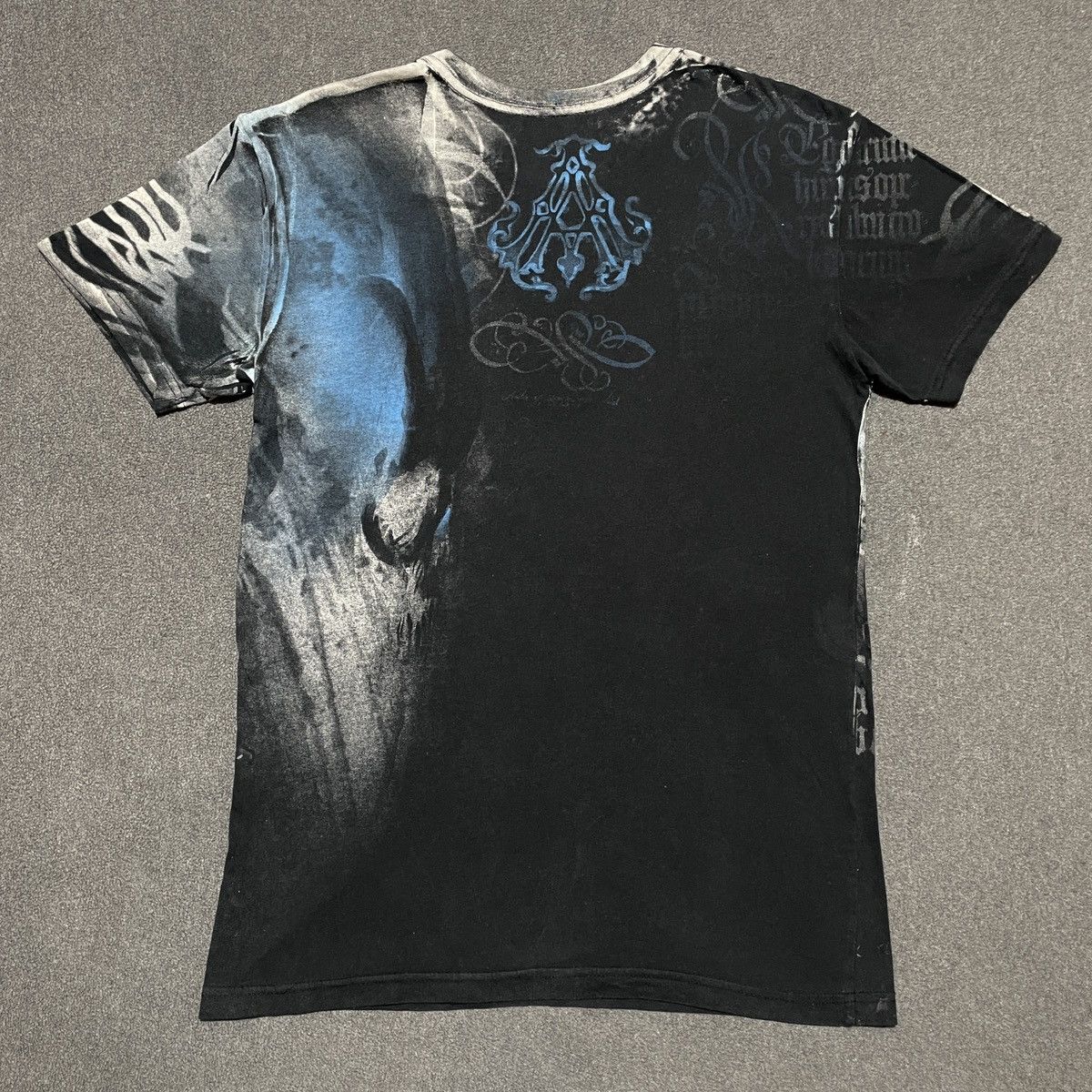 Affliction Affliction Archaic MMA Nightwatcher Skull Graphic T-shirt Size US M / EU 48-50 / 2 - 4 Thumbnail