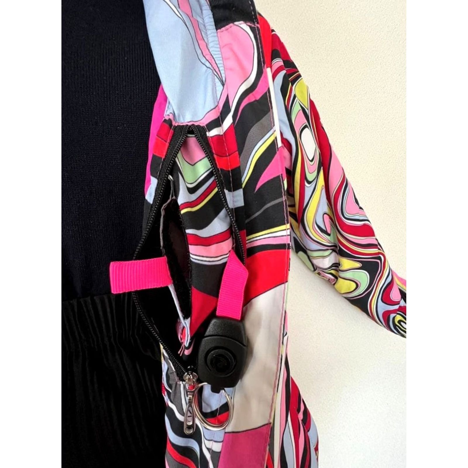 Emilio Pucci Emilio Pucci Multicolor Down Ski Jacket Long Sleeve Women Polyester Used - Rossignol Collaboration Size S / US 4 / IT 40 - 7 Thumbnail