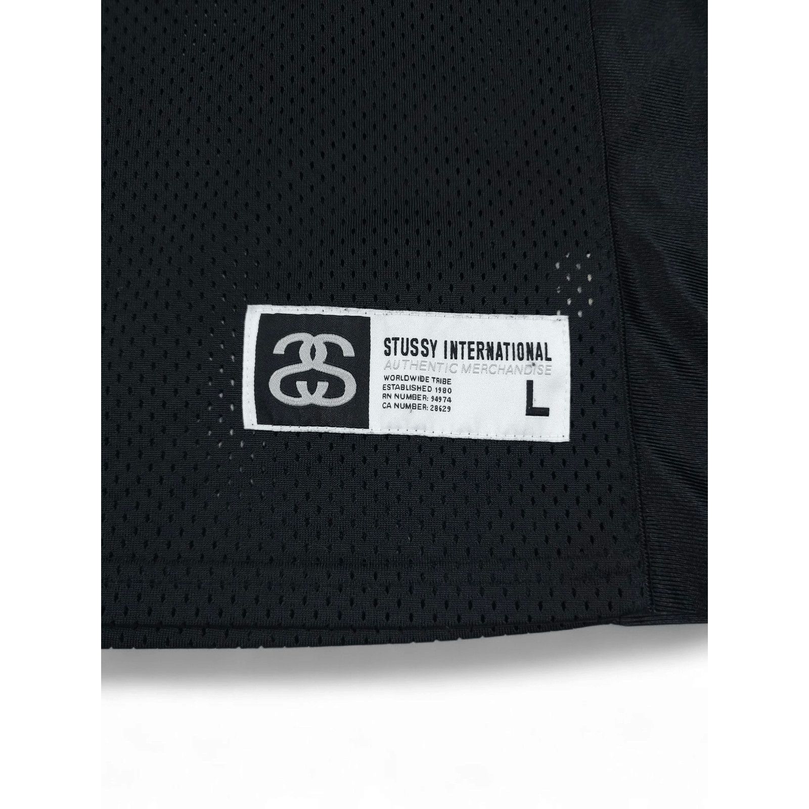 Stussy 💎 Stussy Y2K Black Red Spell Out Logo Jersey T-shirt Tee Size US L / EU 52-54 / 3 - 8 Thumbnail